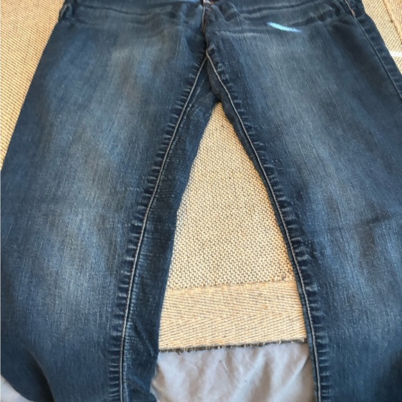 Forever 21 Size 27 Jeans Inseam 32” Blue Cotton Spandex Pocket Zip Button #STJ1 - Picture 2 of 8